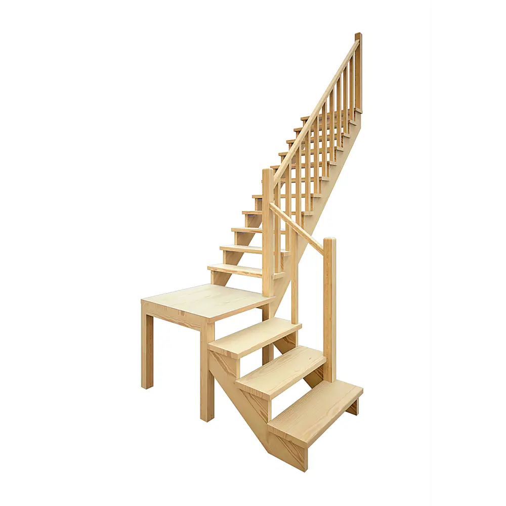 Лестница поворотная 90° ЛЕС-08 универсальная ЛЕСЕНКА STLM-2051005