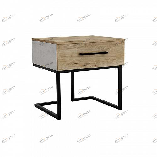 52441 Тумба прикроватная Loft дуб натур. R-HOME 40092597h