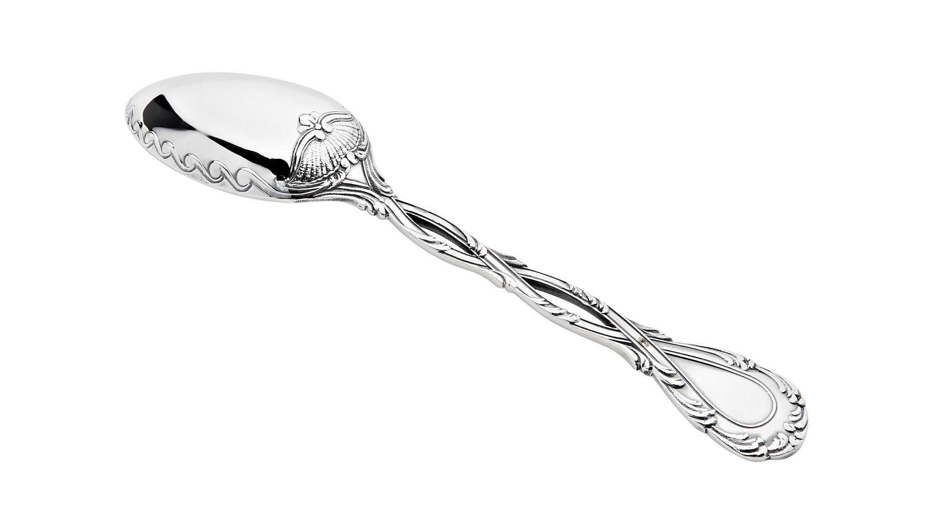 101982 Odiot Ложка кофейная Odiot "Трианон" 12,4см (серебро 925) Серебро 925  - Вид №1