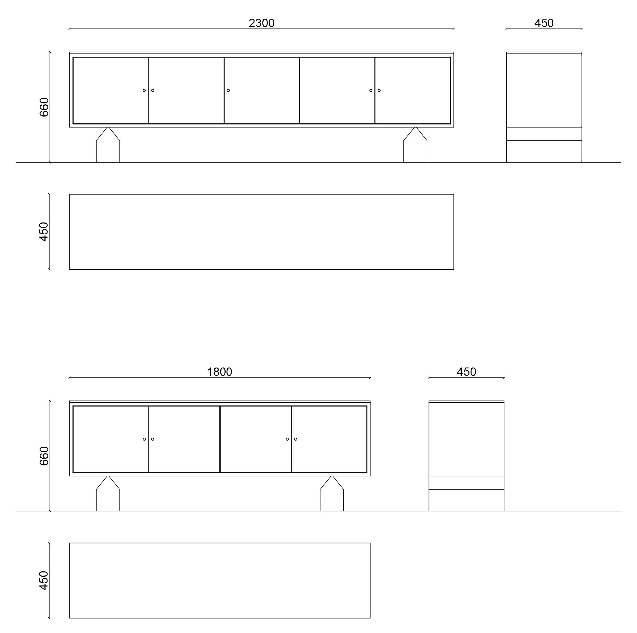 Матовый лакированный деревянный шкаф Falsasquadra Nilde ARCH-00119563 - Вид №3