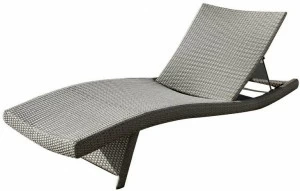 Les jardins Садовая плетеная кушетка с откидной спинкой Duna