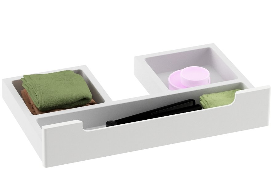 Тумба под умывальник SD-1300 CLASSIC береза/белая Ravak X000000423 - Вид №5