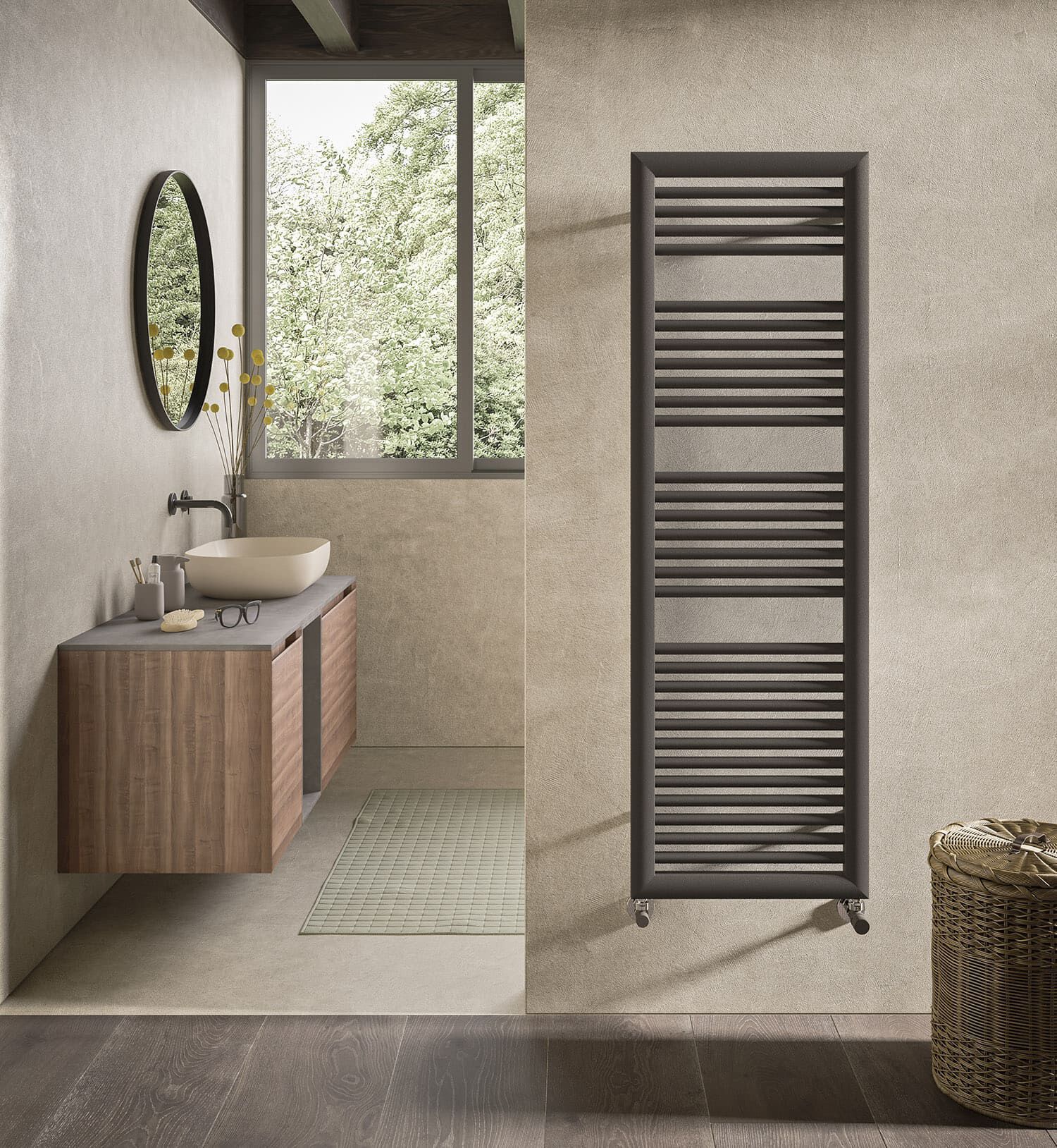 Стальной радиатор для ванной комнаты Irsap Novo Cult ARCH-00131599 - Вид №4