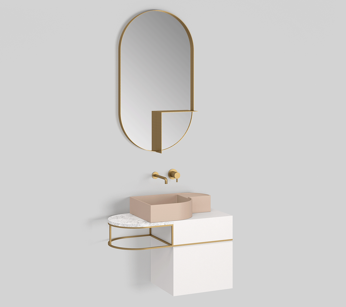 com_EXLAVPSNOU Накладная раковина на столешницу  прямоугольная Ex.T Nouveau - Вид №4