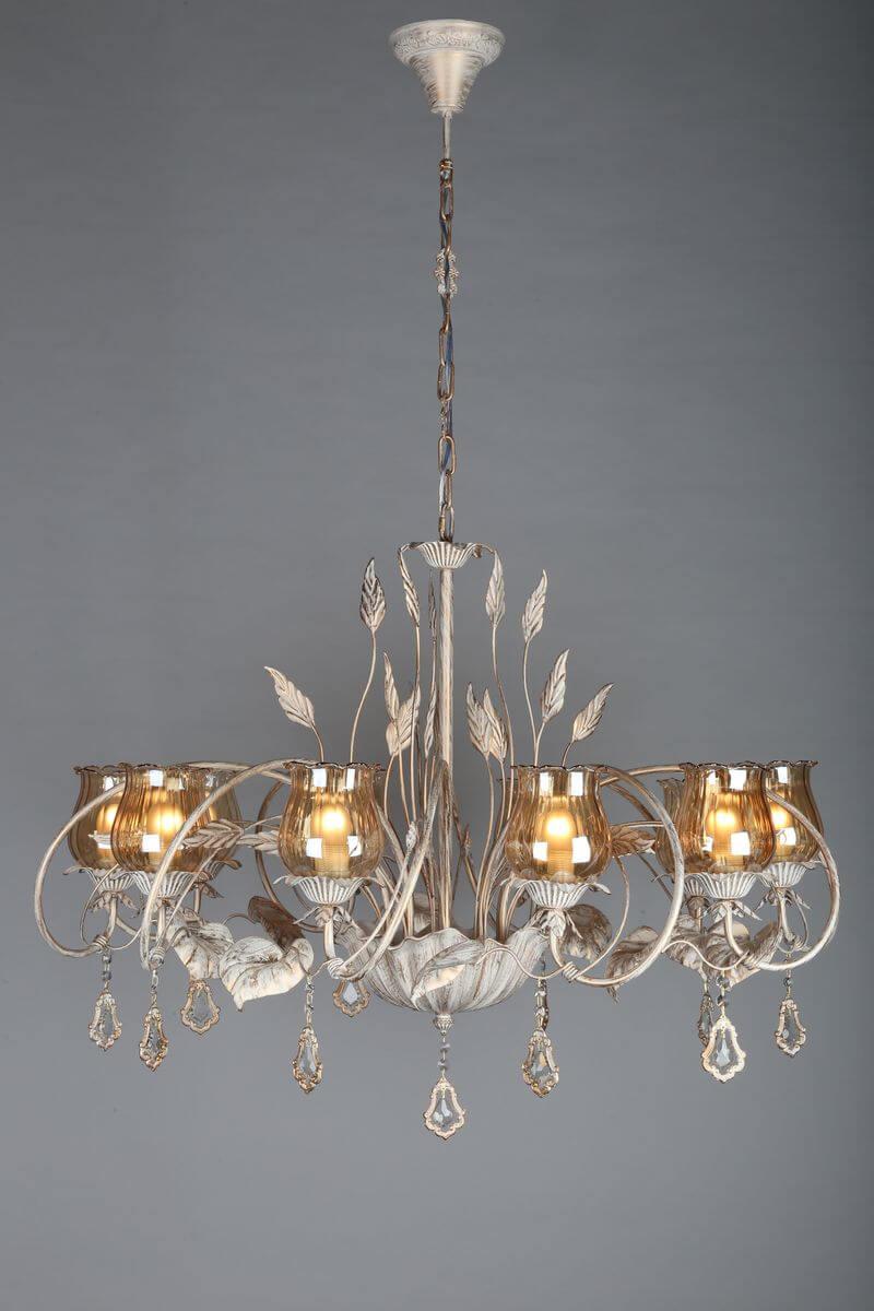 Подвесная люстра Omnilux OML-78503-10 OMNILUX OML-785 185870 Белый  - Вид №3