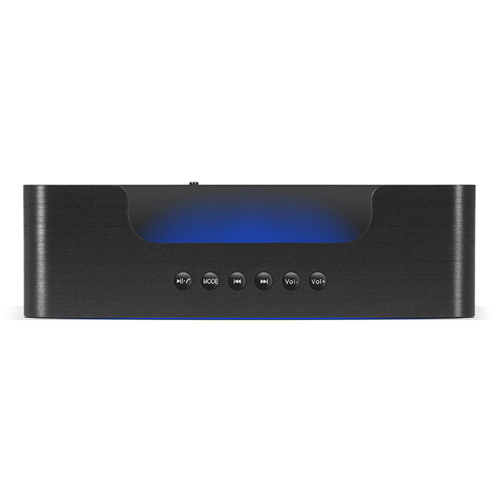 SV-015893 ps-185, черный, акустическая система 2.0, мощность 2x5 вт (rms), bluetooth, fm, usb, microsd, led-дисплей, часы, будильник, ручка для переноски, встроенный аккумулятор) Sven Santreyd  - Вид №4