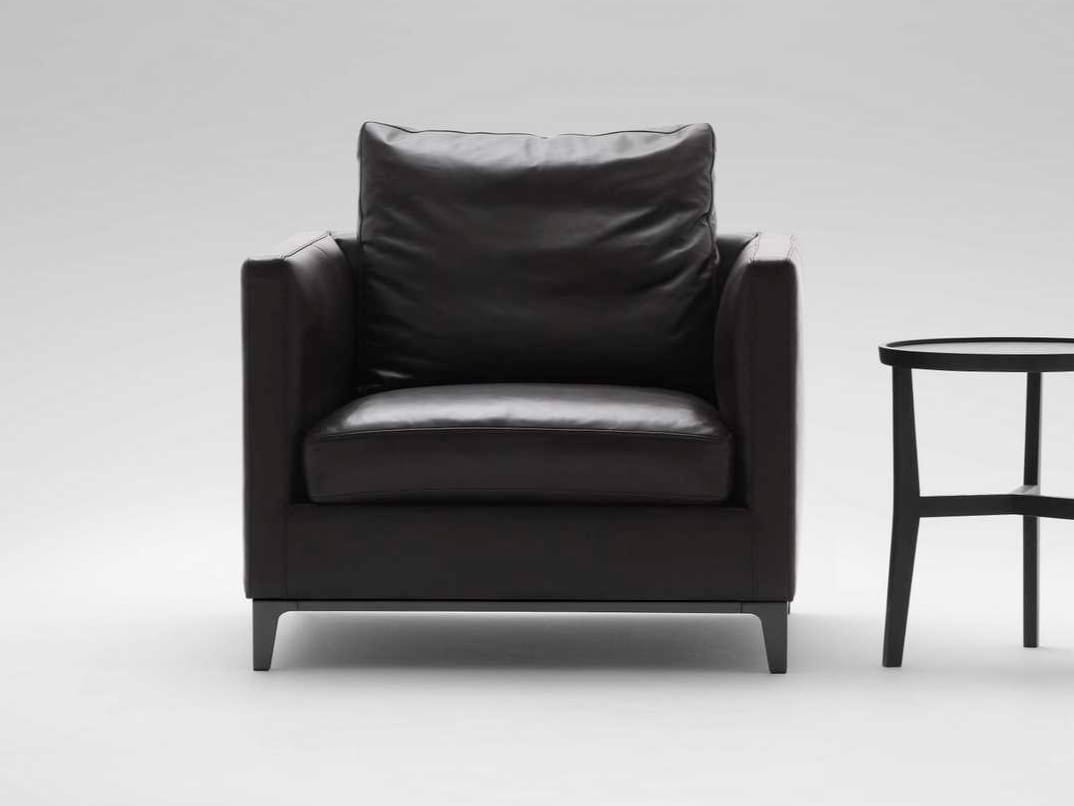 Кожаное кресло с подлокотниками CAMERICH Crescent ARCH-00044462 - Вид №1