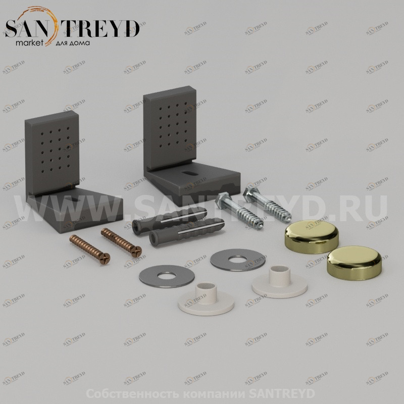 VA013OR Напольный крепежный элемент для унитазов и биде см золотистый Globo ACCESSORIES Италия Ceramica Globo