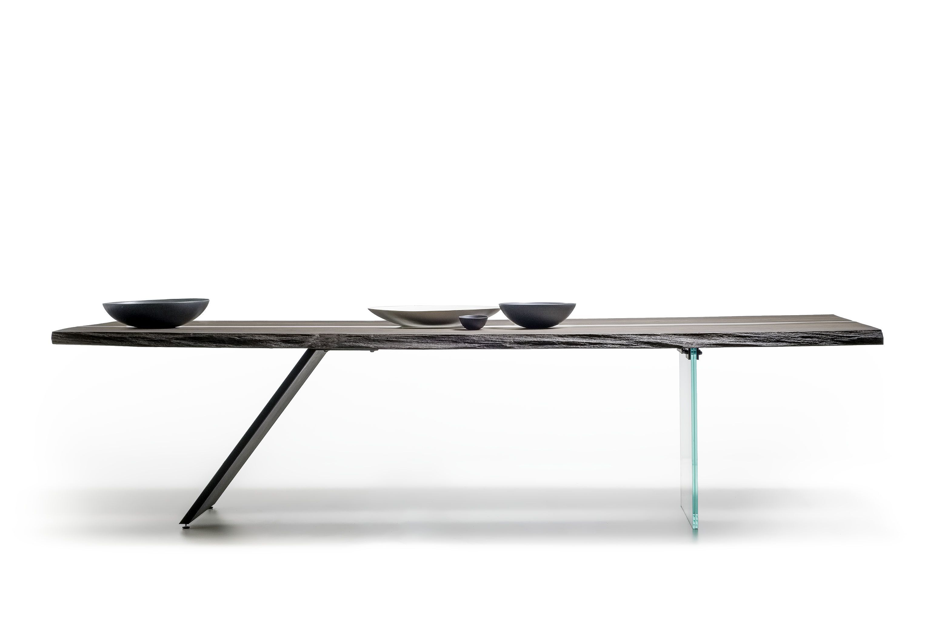 Прямоугольный стол из ископаемого дуба Teúkhō PARMENIDE ARCH-00081932 - Вид №1