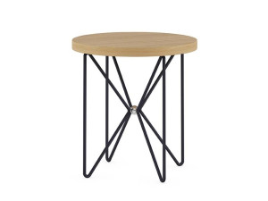 Круглый журнальный столик из ламината