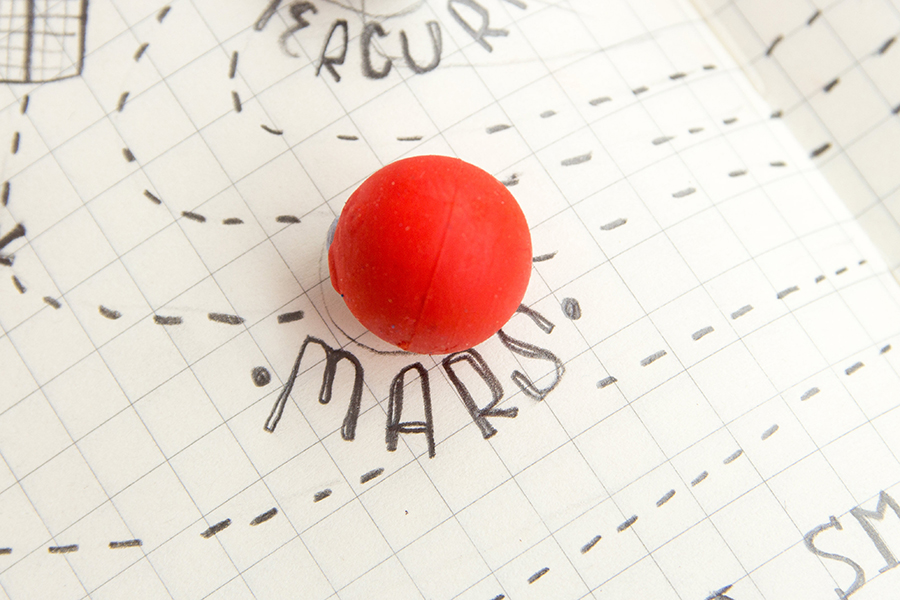 Набор ластиков «Солнечная система» SUCK UK SKERASERPLAN1 - Вид №5