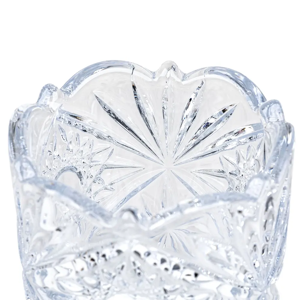 Ваза Bohemia Crystal Nova Old Pinwheel стекло цвет прозрачный 20 см STLM-2150557 - Вид №2