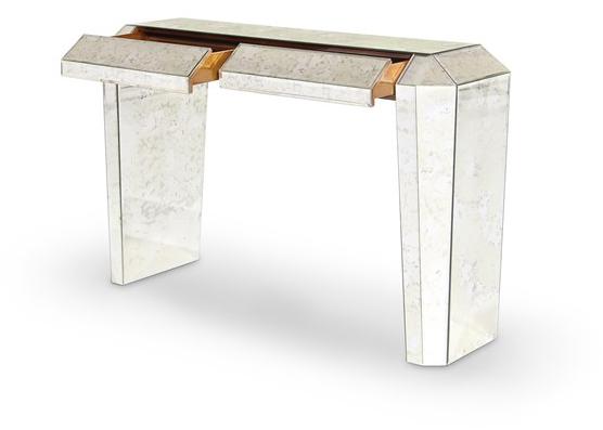 KOKET Прямоугольная консоль из зеркального стекла с ящиками Tamara sun-id-1398993 - Вид №1