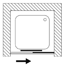 B8345LUCTR Vis Сollection душевая зона  Samo 40338 - Вид №1