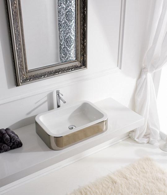 8307 Накладная раковина на столешницу  овальная Scarabeo Ceramiche Next - Вид №1