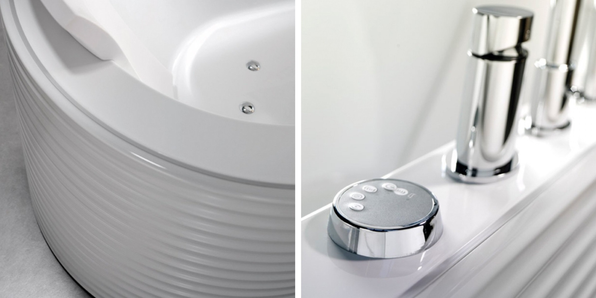 Ванна свободно стоящая с аэромассажем Yuma Line 190 см Karolitalia BLUBLEUYUMALINEBLUAIR190 - Вид №2