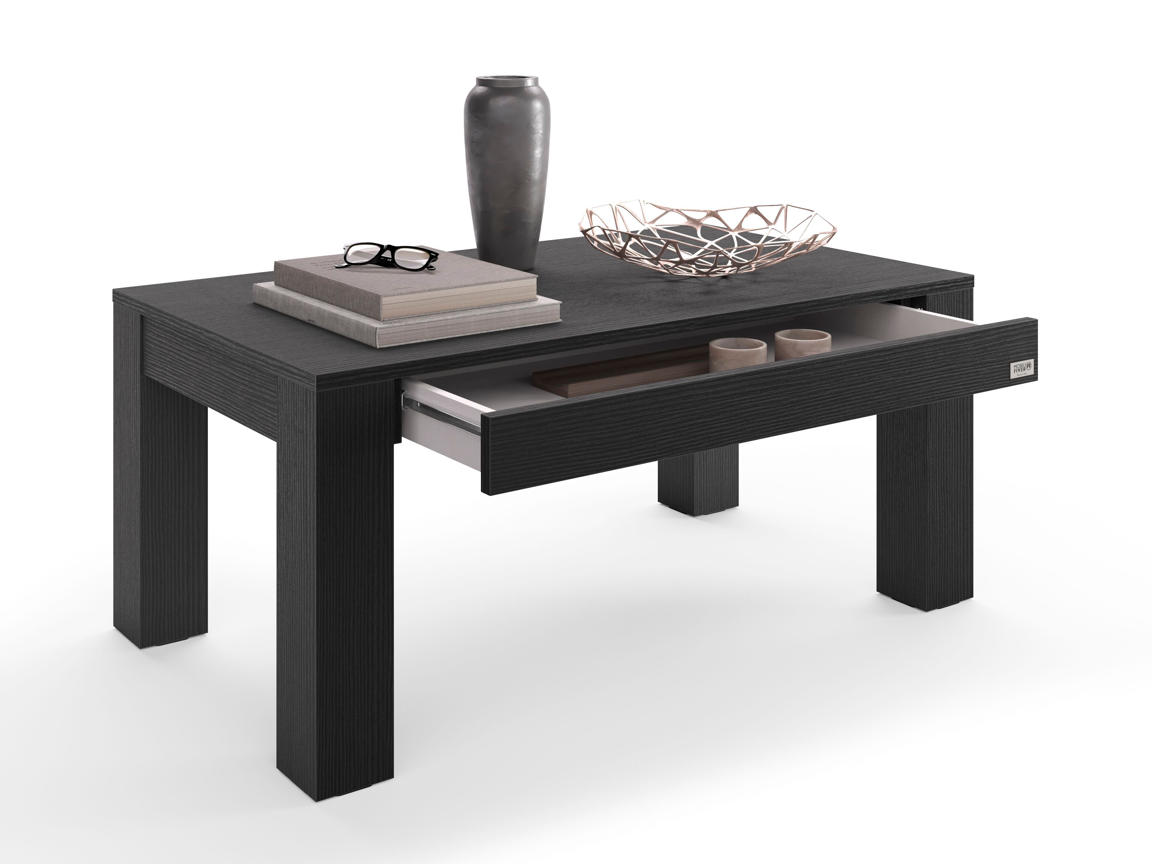 Прямоугольный журнальный столик из черного ясеня для гостиной Mobili Fiver Rachele ARCH-00123471 - Вид №1