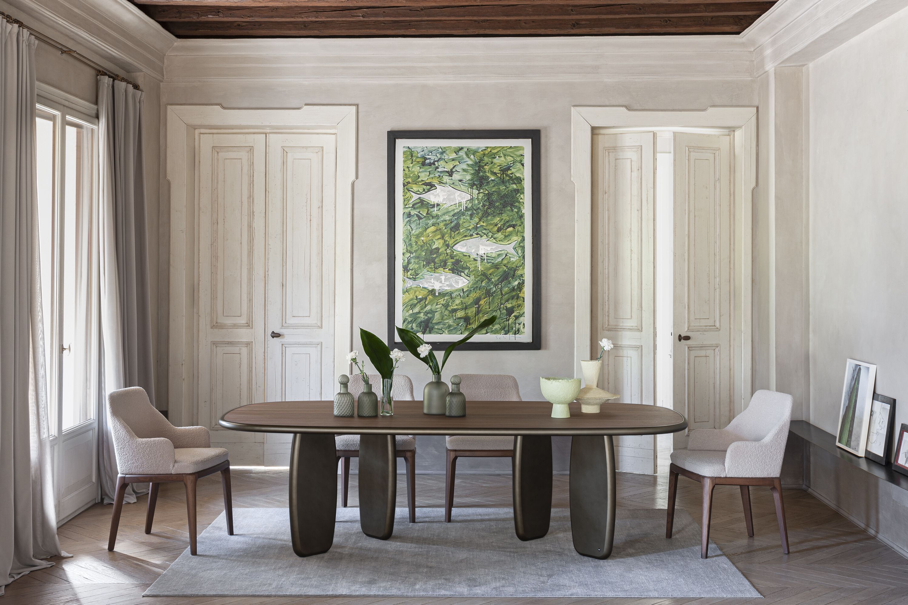 Обеденный стол из грецкого ореха Morica Design Haute Couture ARCH-00020203 - Вид №3