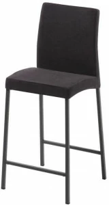 MOBLIBERICA Табурет высокий, обитый тканью, с подставкой для ног Naomi