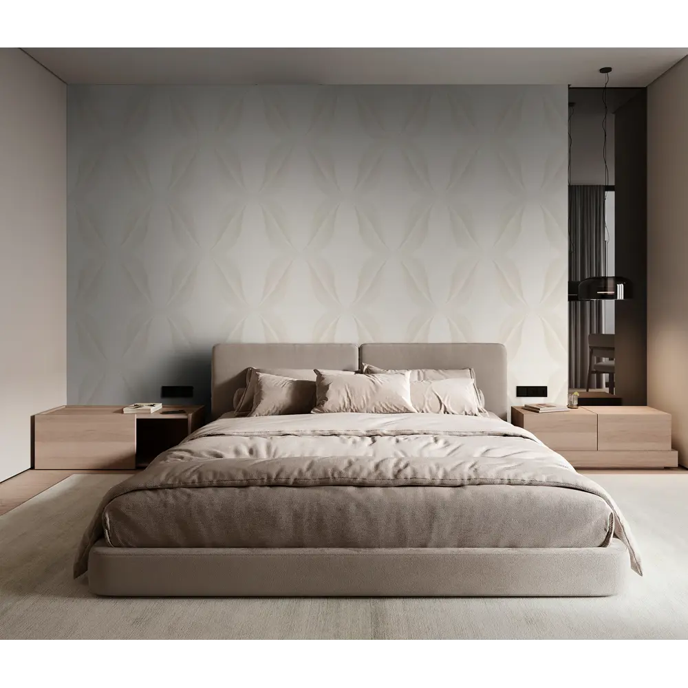 Обои Anturage Otto: белые флизелиновые с геометрическим узором 89404396 STLM-1573344 - Вид №2