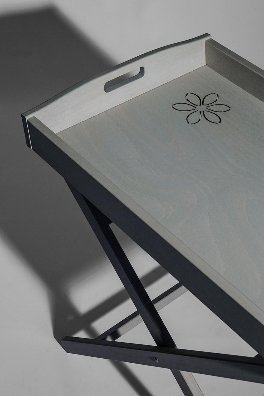 KARN Складной стол из бука с подносом Happy design 720c - Вид №3