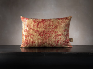 Прямоугольная подушка из вискозы и хлопка