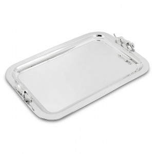 600984-02 ABHIKA ПОДНОС LEO BG H7 56X39 SILVER