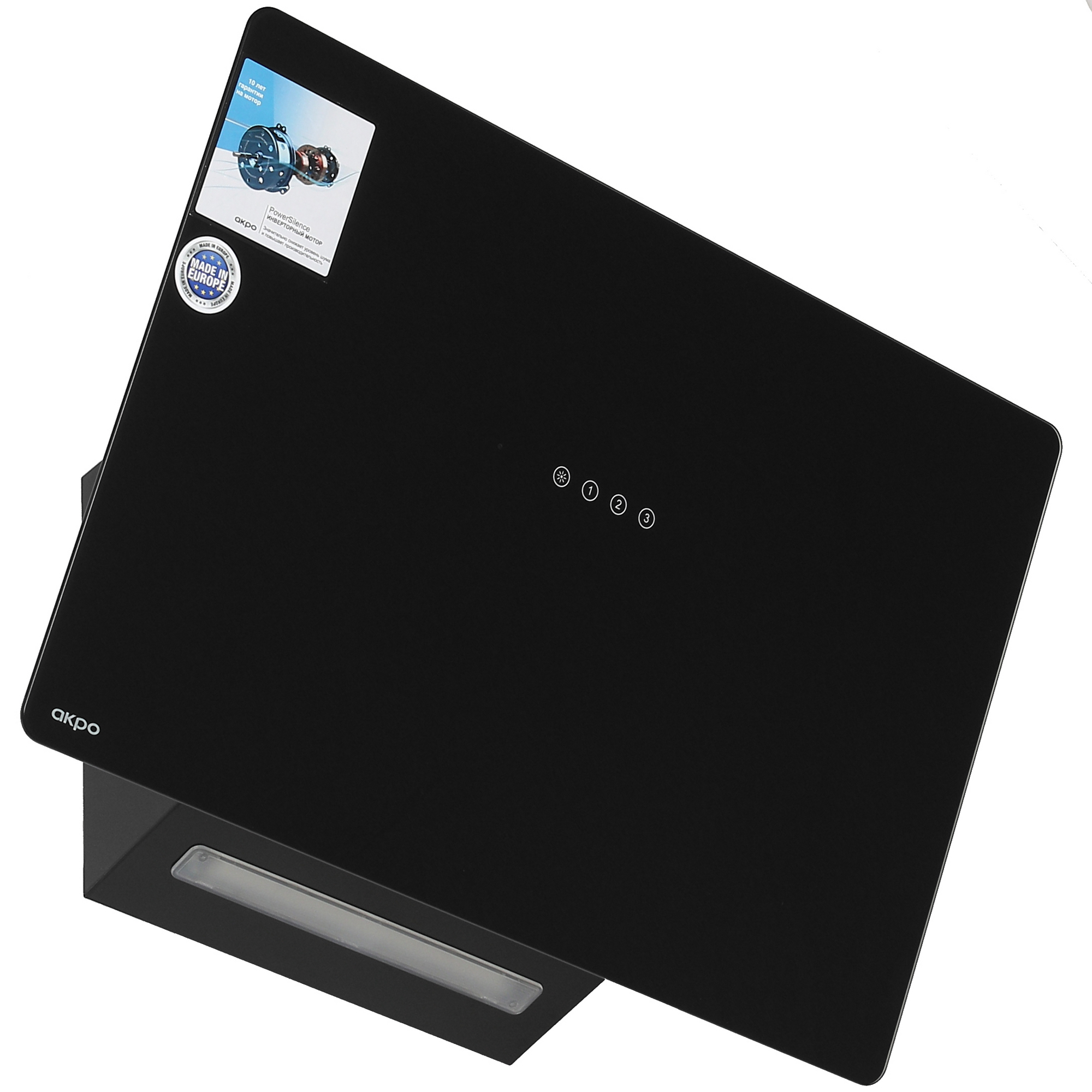 9940338 Вытяжка наклонная Akpo WK-11 Smart черный STDN-0124347