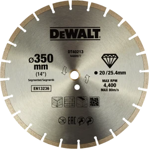 Диск алмазный универсальный Dewalt сегментный 350x3 мм 82282681 STLM-2035908