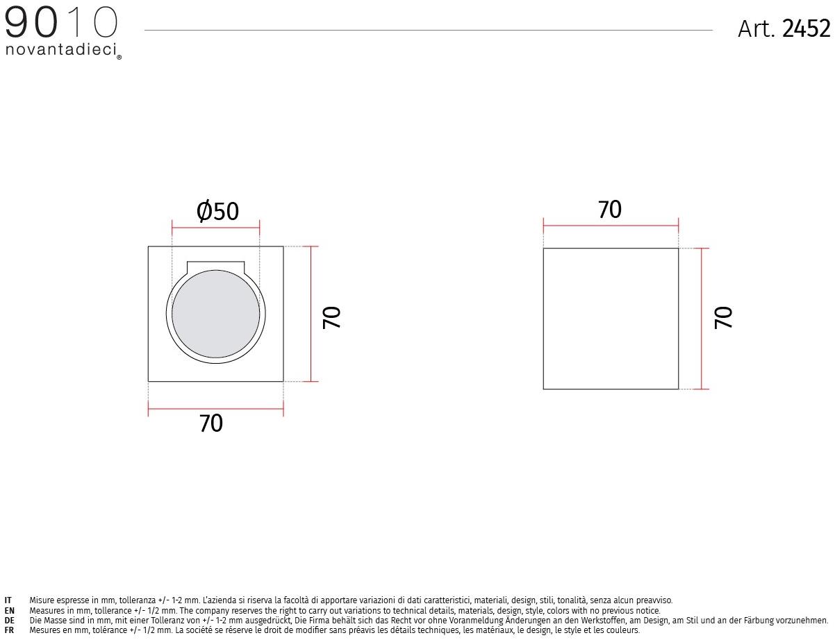 9010 novantadieci Настенный светильник из cristaly®  2452  - Вид №2