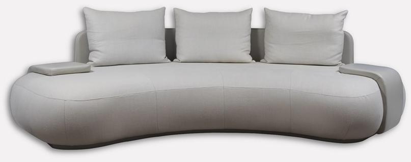 MORADA Изогнутый диван из ткани  Silhouette som  - Вид №1