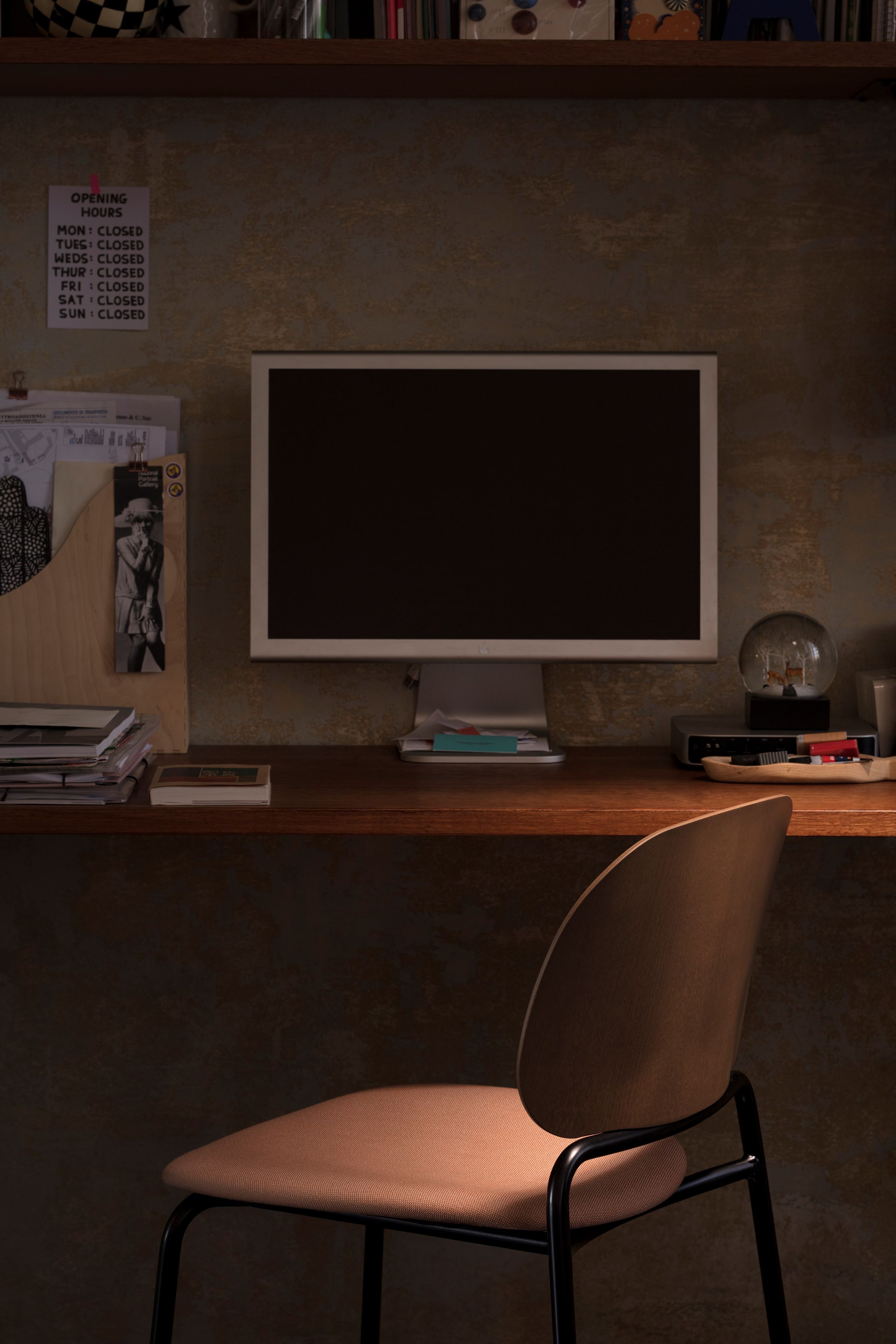 Штабелируемый стул из шпона с мягким сиденьем Zilio A&C Upon ARCH-00086700 - Вид №8