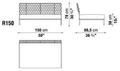 B&B Italia Outdoor Модульный угловой диван Ravel sun-id-1489537 - Вид №23