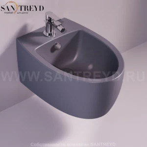 LFT19ANTRACITEMATT Биде подвесное LFT Spazio Simas