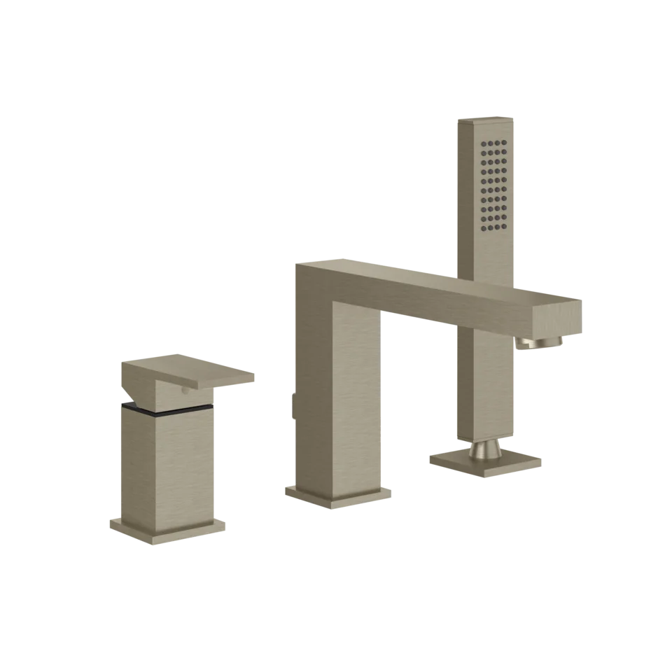 Смеситель для ванны 20037 149 Gessi Rettangolo МАТОВЫЙ НИКЕЛЬ FINOX 20037149