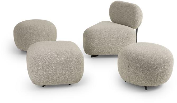 True Design Квадратный пуф с полкой для журналов Code Cd 60sq / cd 75sq - Вид №6