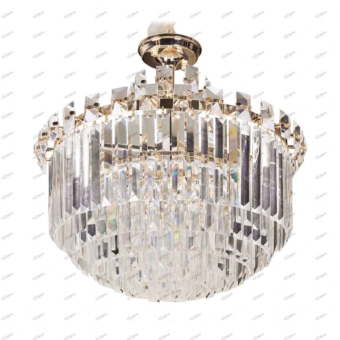 Потолочный светильник 7210 L6+4 от Delight Collection DELIGHT COLLECTION ДИЗАЙНЕРСКИЕ, КАСКАДНЫЕ 244411 Прозрачный;золото 