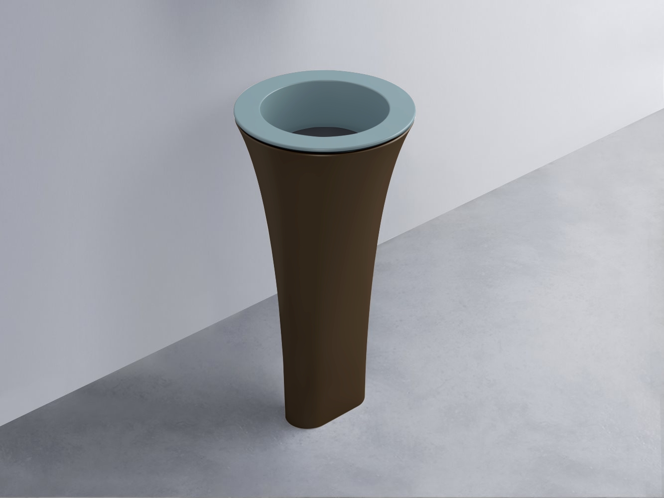 AMLA45-PL+AMPILT-BA+AMCOLT-CA Раковина Amedeo Tondo отдельностоящая cielo Enjoy + Amedeo Ceramica Cielo