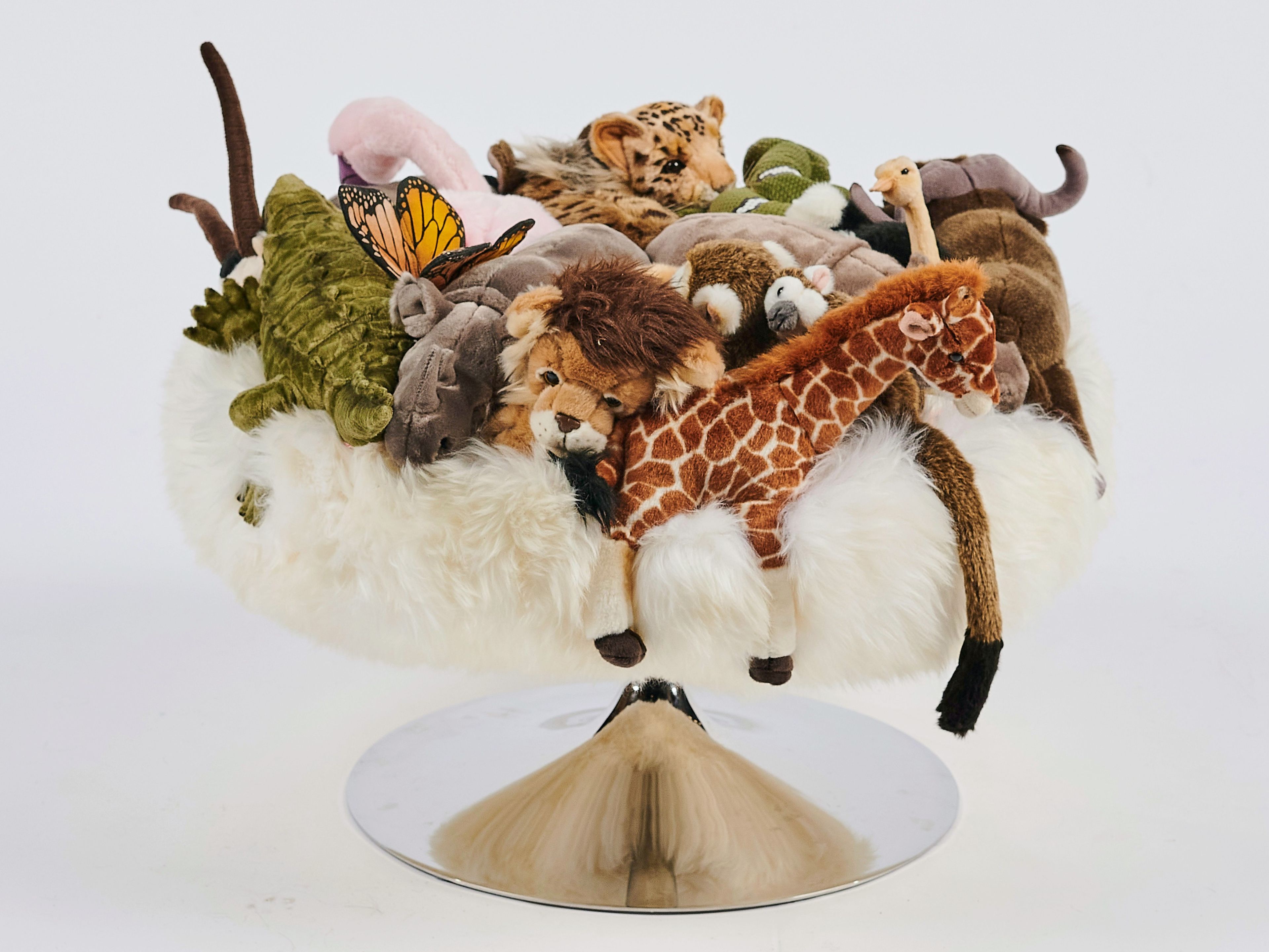 Полиэстер круглый пуф APCOLLECTION Африканское сафари ARCH-00037614 - Вид №4