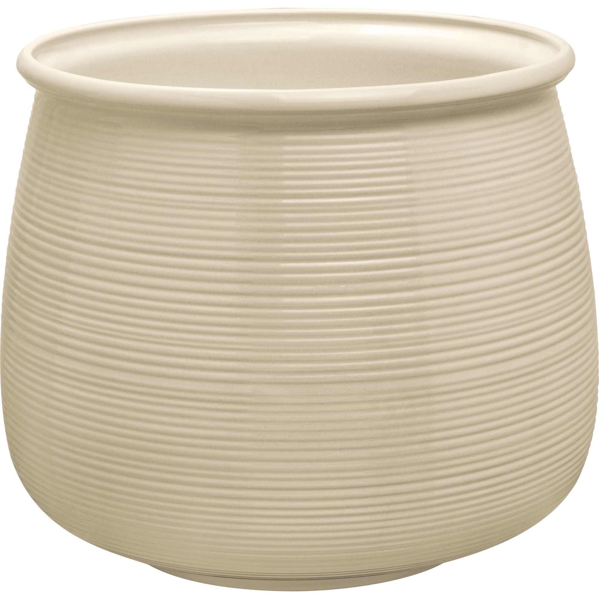 83432936 Горшок цветочный Виктория ø29 h24.8 см v5 л керамика слоновая кость Венера Santreyd