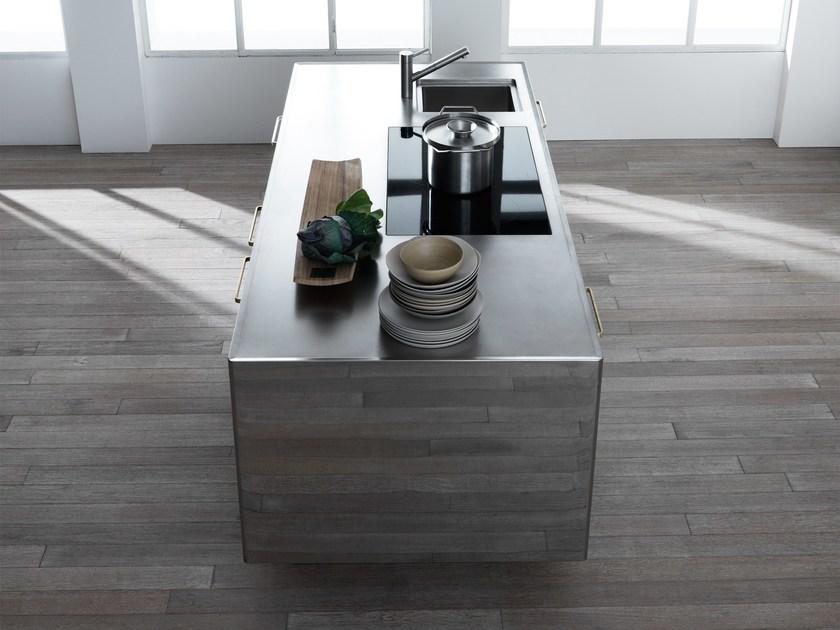 ABIMIS Кухня на заказ из нержавеющей стали с зеркальной полировкой Ego sun-id-1514867 - Вид №2