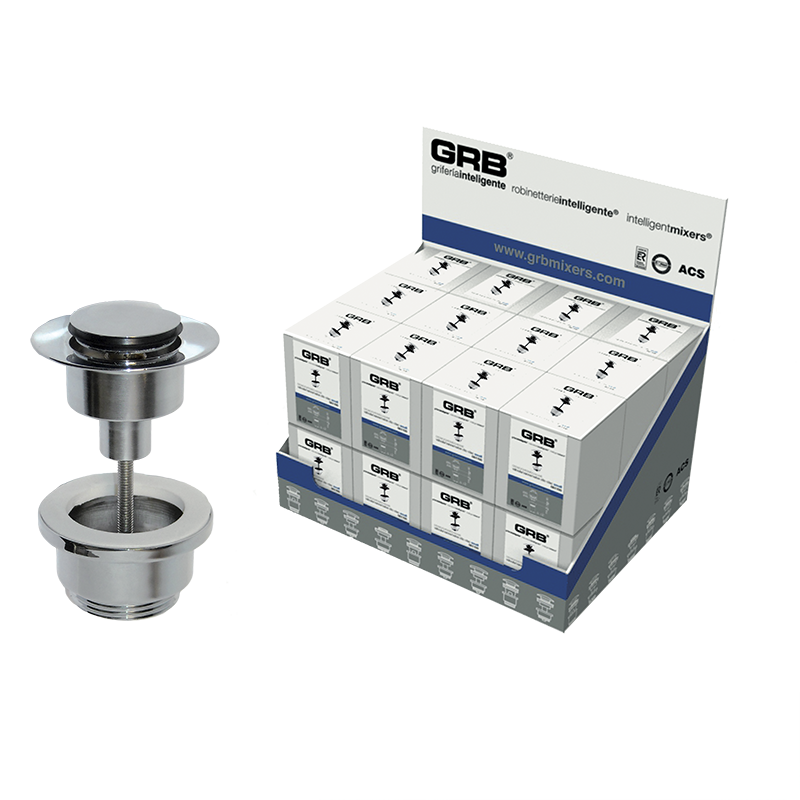 081113 PREMIUM Вставка 24 Малые Clic-Clac отходов Хром GRB MIXERS 