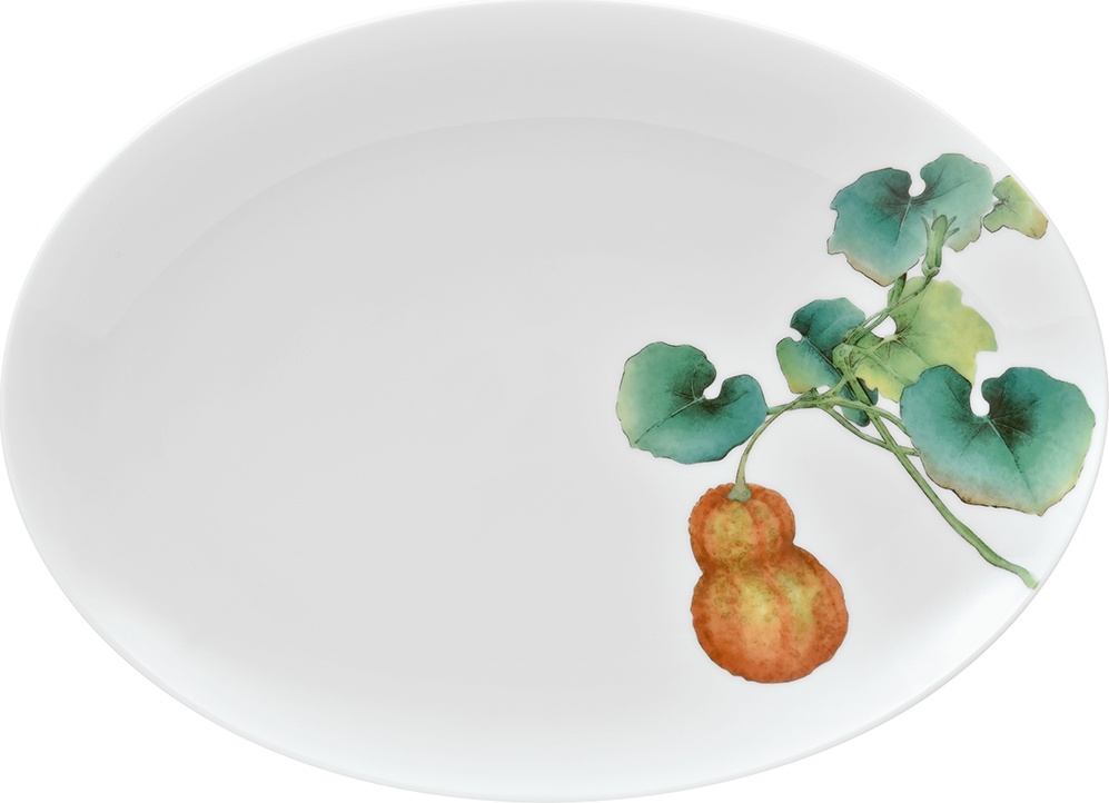 10613938 Noritake Блюдо овальное Noritake "Овощной букет.Тыква" 37см Фарфор 