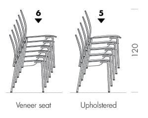 Штабелируемый стул из дуба Gazzda Book ARCH-00149968 - Вид №9