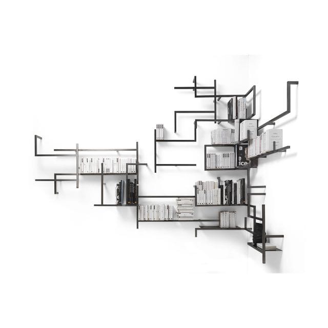 Железный секционный настенный книжный шкаф Mogg ANTOLOGIA ARCH-00068868 - Вид №6