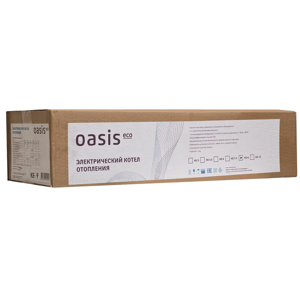 Электрический котёл Oasis Eco KE-9 для эффективного отопления помещений 86256550 STLM-1412471 - Вид №11