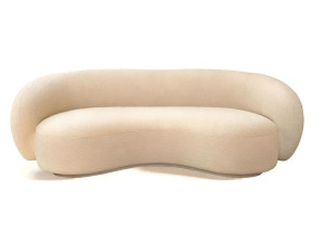 3-местный бархатный диван