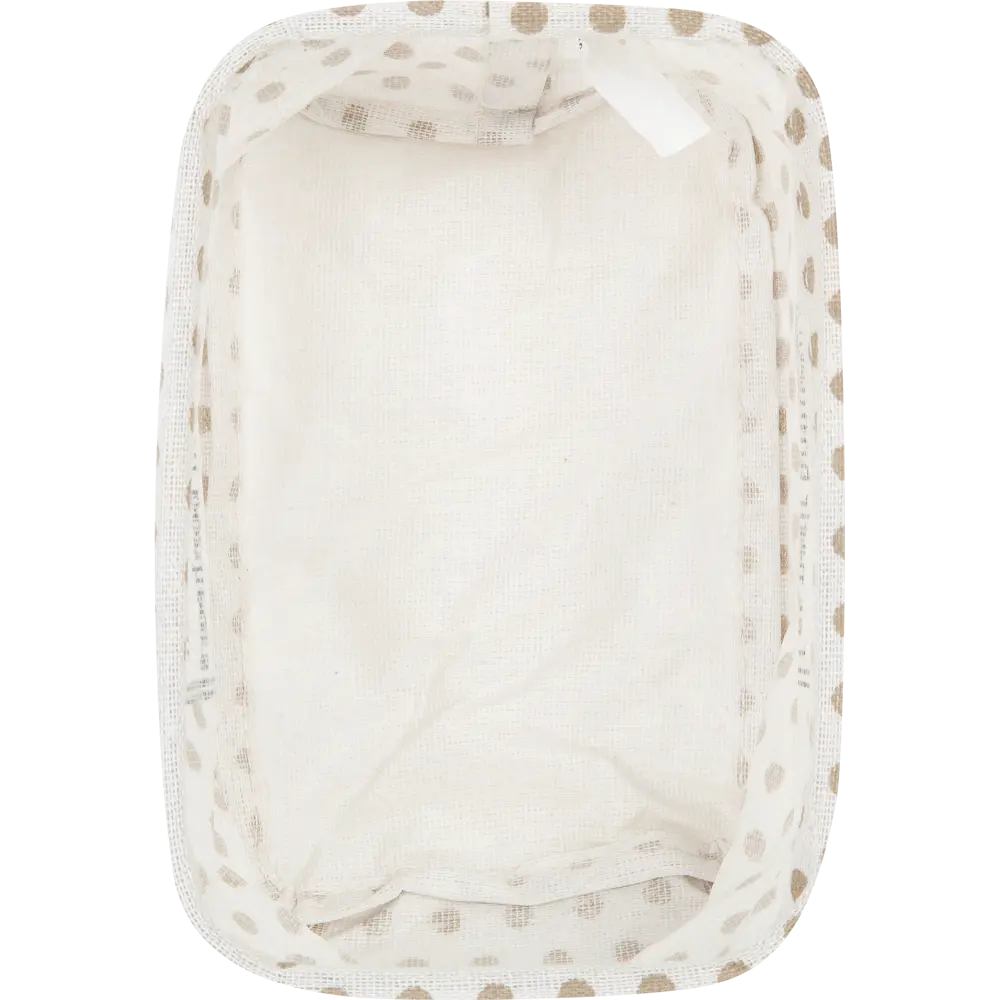 Коробка складная Bonjour 12x8x9 см полиэстер цвет бежевый 82769464 STLM-2061125 Santreyd - Вид №1