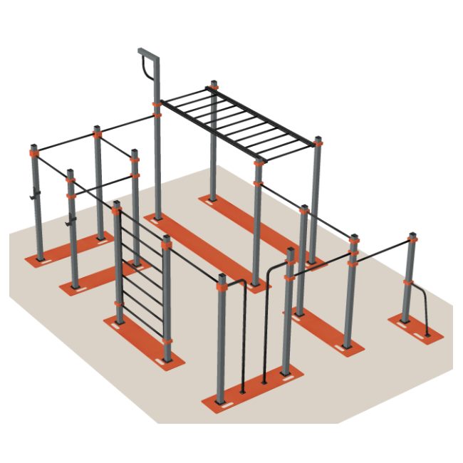 Kettler kett-up каскад турников с рукоходом и канатной вышкой 07 Kettler sun-id-2069143 - Вид №2