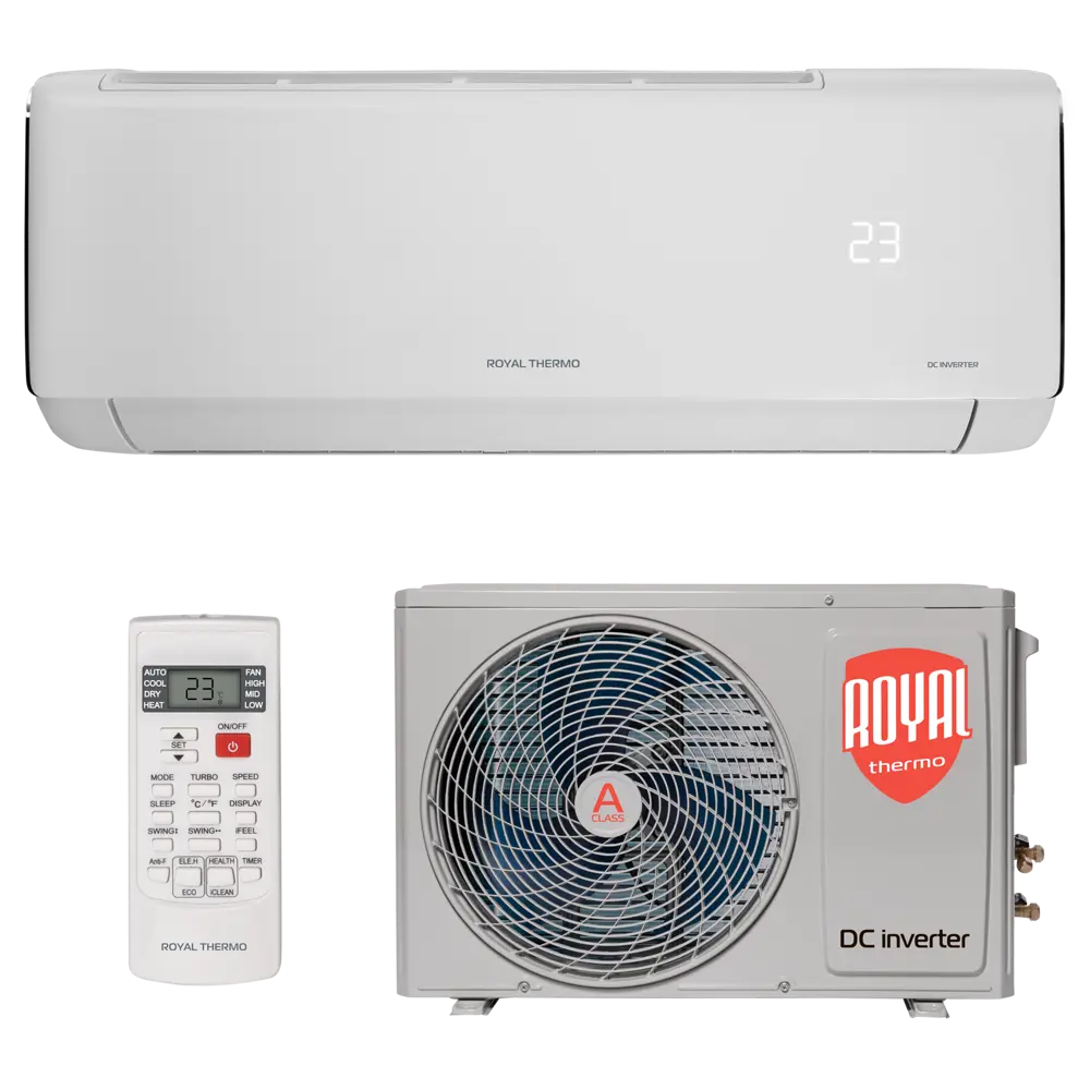 Сплит-система инверторная Royal Thermo RTMI-12HN1 Ready 12K BTU охлаждение/обогрев Wi-Fi опция STLM-2077888 - Вид №1